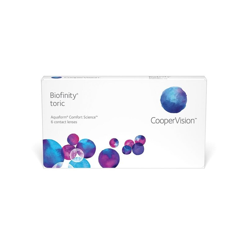 Biofinity Toric
3 Pack
Daily Wear
30 Day Replacement
