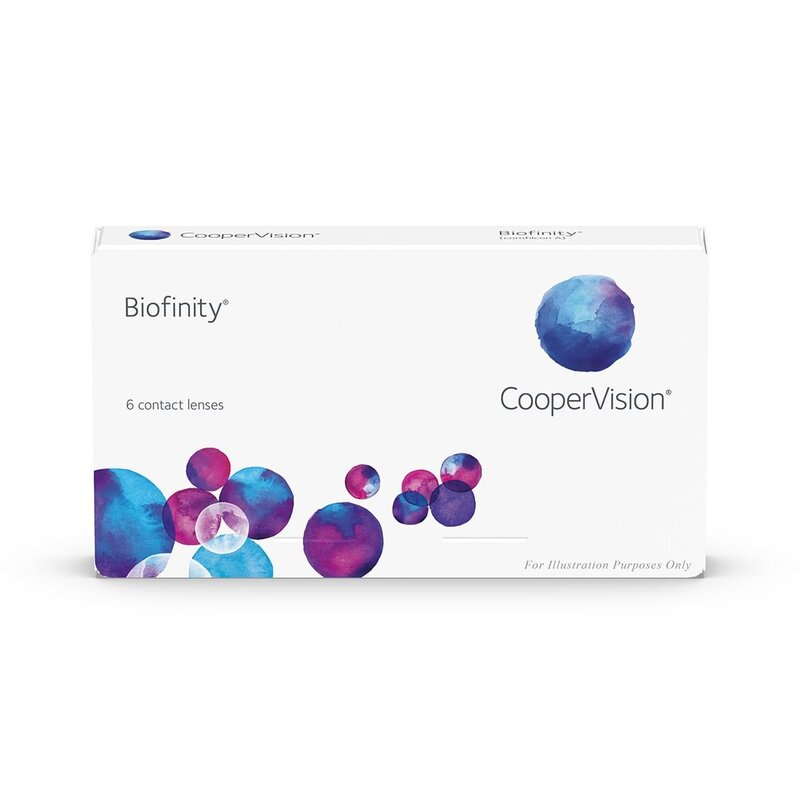 Biofinity
6 Pack
Daily Wear
30 Day Replacement