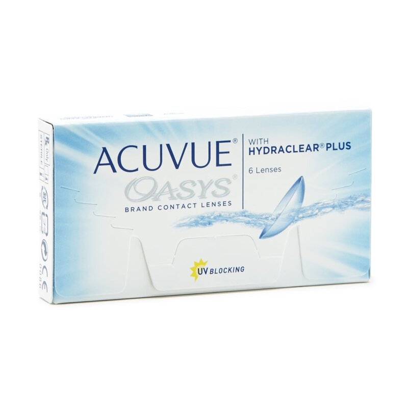 Acuvue Oasys
6 Pack
Daily Wear
2 Week Replacement
