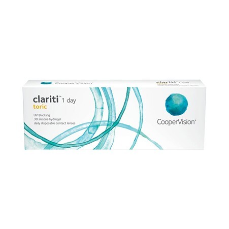 Clariti 1 Day Toric
30 Pack
Daily Wear
1 Day Replacement
