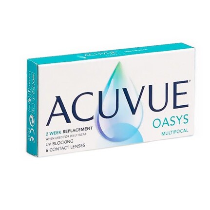 Acuvue Oasys Multifocal
6 Pack
Daily Wear
2 Week Replacement